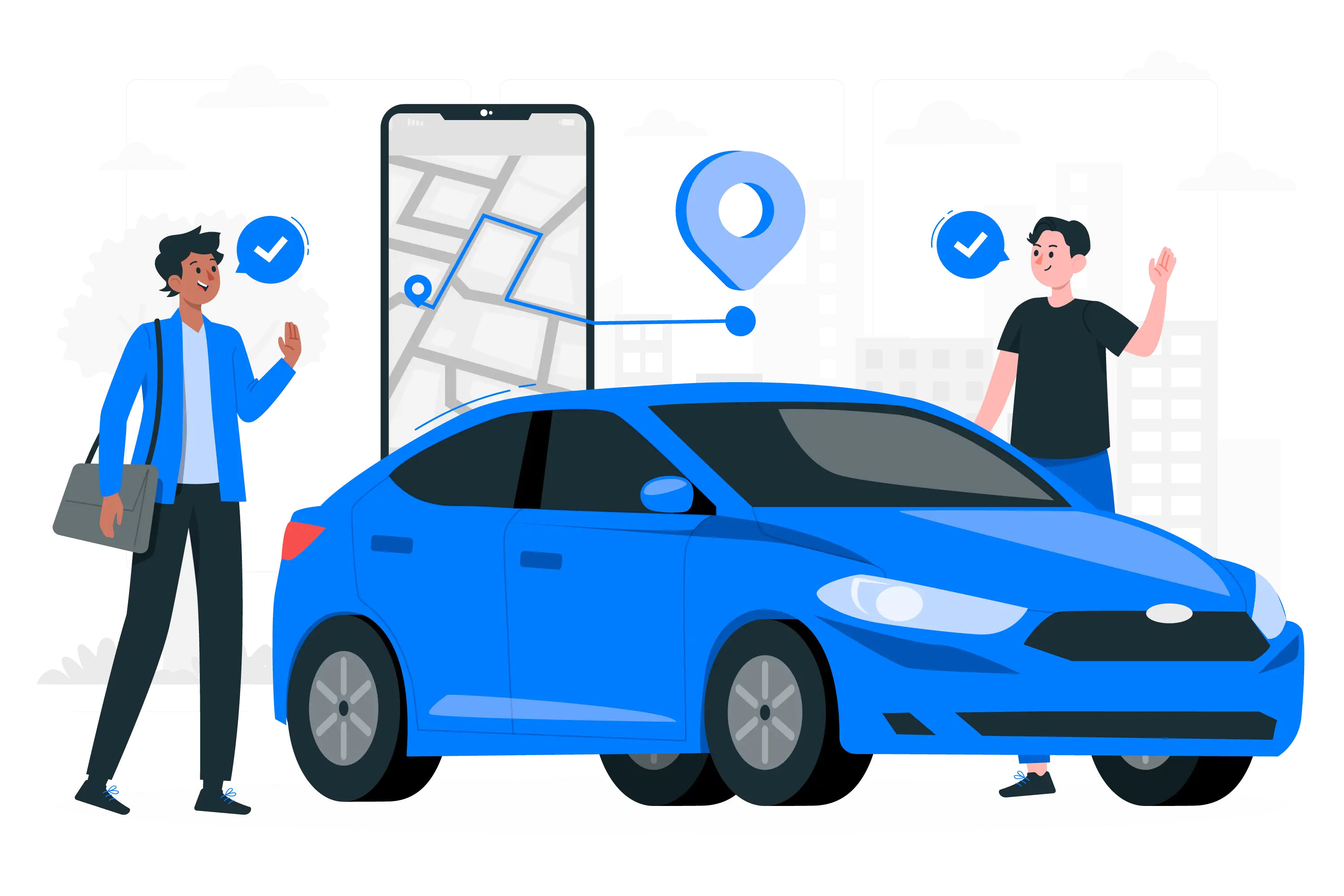 Comfortable and luxurious guest transportation service with premium vehicles.